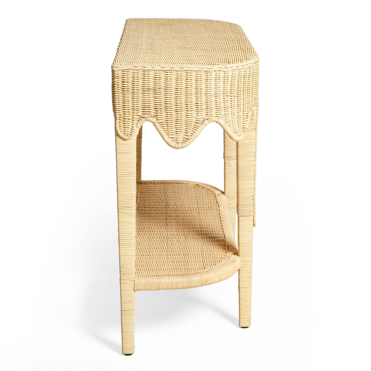 Sally - Rattan Console Table - Natural - R&R Furniture Gallery (Fountain Valley, CA)