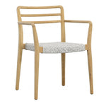 Detta - Outdoor Dining Chair - Natural And White