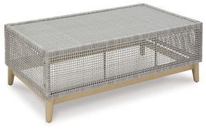 Seton Creek - Rectangular Cocktail Table - Gray - R&R Furniture Gallery (Fountain Valley, CA)