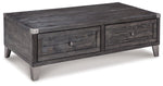 Todoe - Lift Top Cocktail Table - Dark Gray - R&R Furniture Gallery (Fountain Valley, CA)