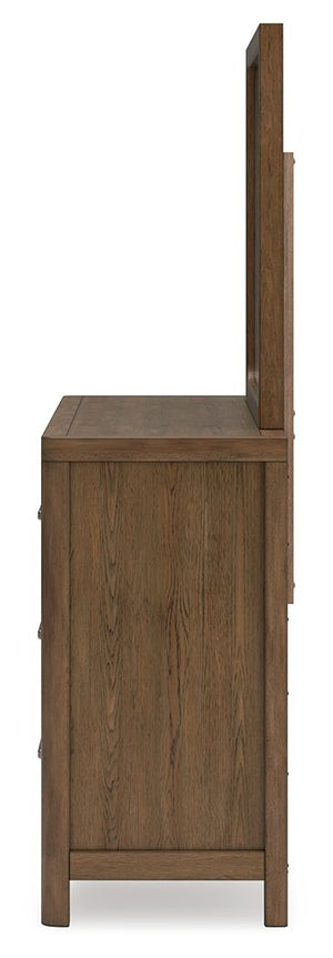 Cabalynn - Dresser And Mirror - Light Brown - R&R Furniture Gallery (Fountain Valley, CA)