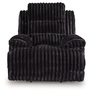 Rhine Falls - Zero Wall Power Recliner - Onyx - R&R Furniture Gallery (Fountain Valley, CA)