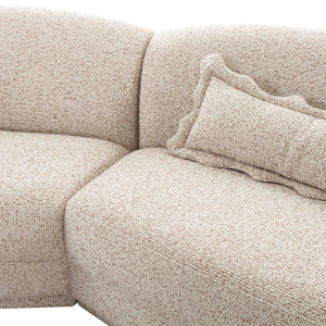 Marion - Textured Boucle Large Sectional - Two-Tone - R&R Furniture Gallery (Fountain Valley, CA)