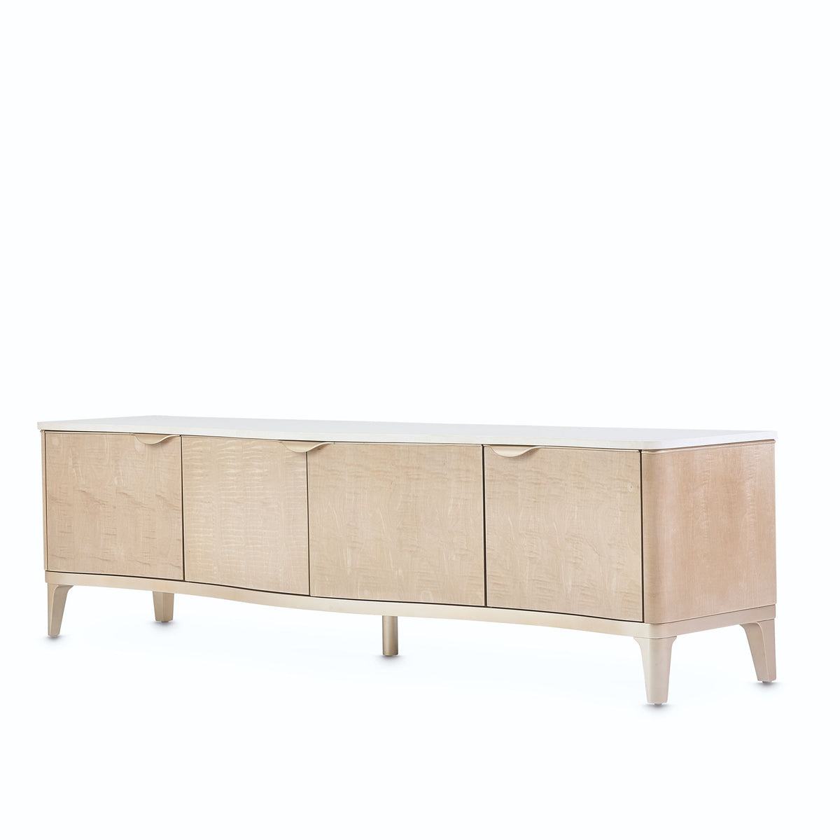 Malibu Crest - TV Console - Blush - R&R Furniture Gallery (Fountain Valley, CA)