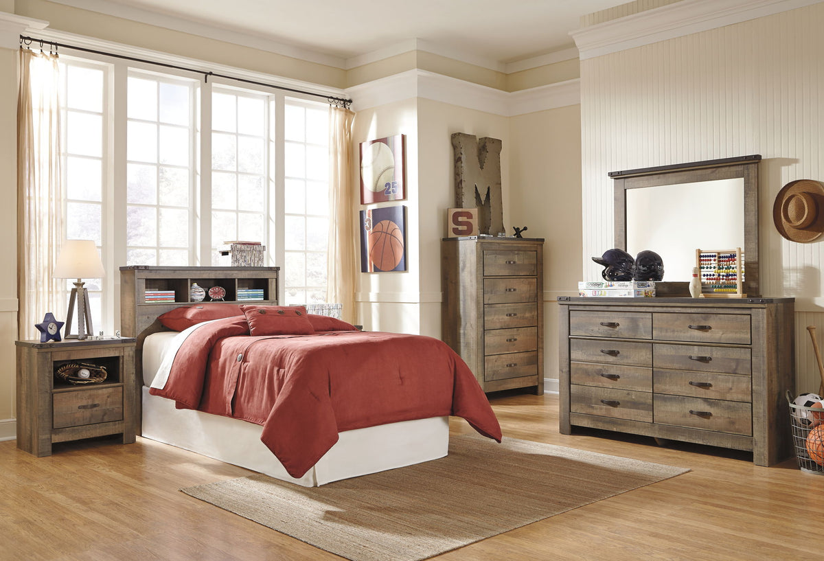 Trinell - Youth Bookcase Headboard - R&R Furniture Gallery (Fountain Valley, CA)