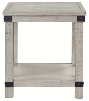 Carynhurst - Rectangular End Table - Whitewash - R&R Furniture Gallery (Fountain Valley, CA)
