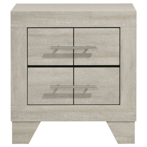 Strout - 2 Drawer Nightstand - Cream