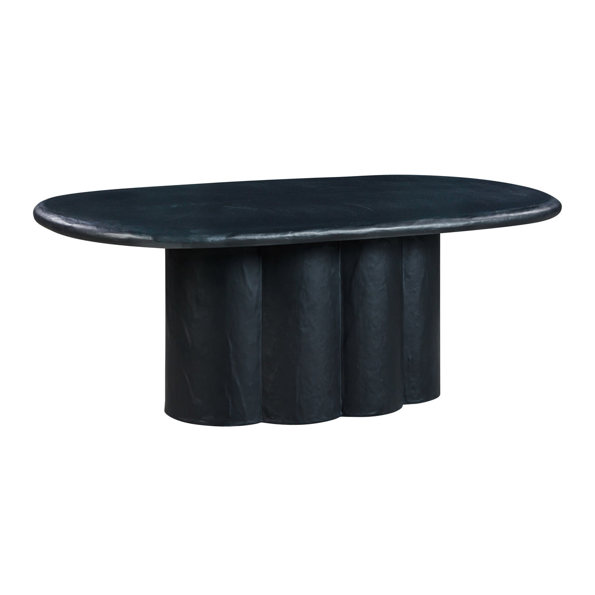Elika - Faux Plaster Oval Dining Table - R&R Furniture Gallery (Fountain Valley, CA)
