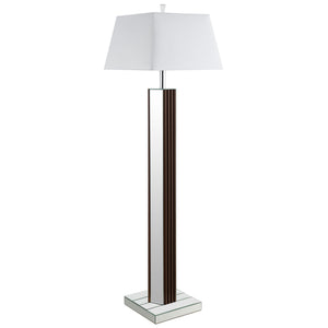 Echolls - Lamp With Scalloped Accents And Mirror Detail