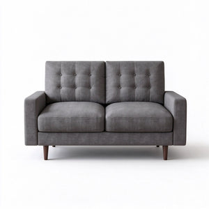 Loveseat Sofa, Tufted Back Upholstered 2 Seat Couch