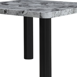 Square Frame Dining Table - Gray