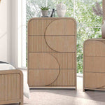 4 Drawer Chest, Natural - FM73001NT-C