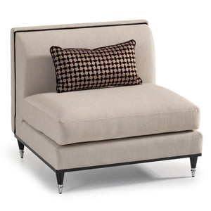 La Francaise - Armless Accent Chair - R&R Furniture Gallery (Fountain Valley, CA)