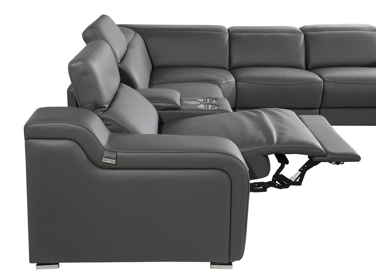 1116 - 12-Piece U-Shaped Sectional Sofa In With 4 Power Recliners & Power Headrests