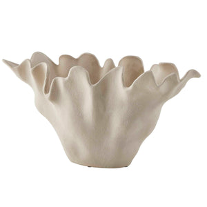 Sand Dune - Outdoor Ceramic Bowl - White