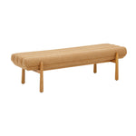 Julianna - Heavy Linen Bench - Sunflower Yellow - R&R Furniture Gallery (Fountain Valley, CA)