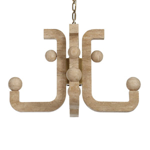 Equilibrium - 5 Light LED Pendant - Brass
