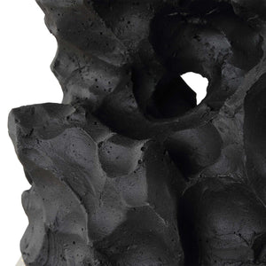 Basalt - Black Stone Table Lamp