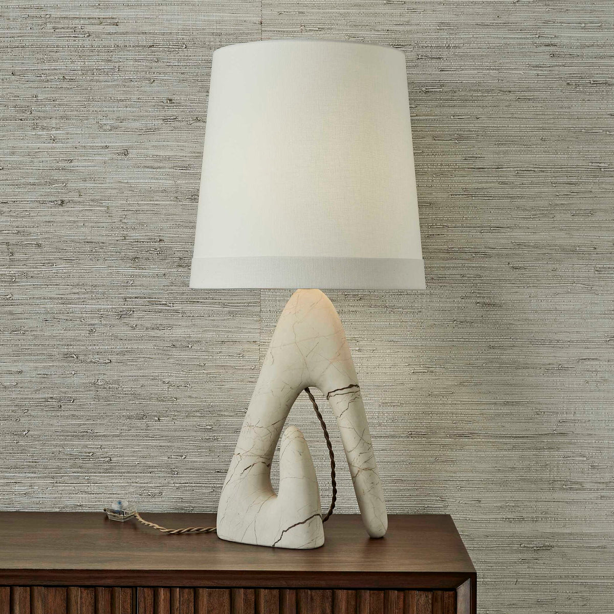 Teton - Table Lamp - Gold / White