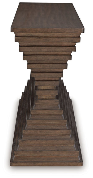Hannodream - Sofa Table - Warm Brown - R&R Furniture Gallery (Fountain Valley, CA)