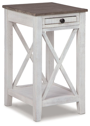 Adalane - Accent Table - White / Gray - R&R Furniture Gallery (Fountain Valley, CA)