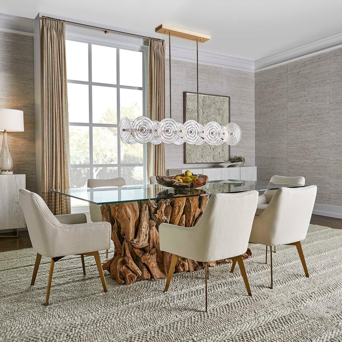 Cirque - 10 Light Chandelier - Brass