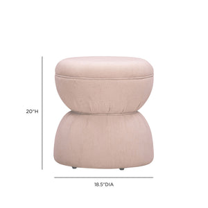 Tomlin - Gaming Ruched Ottoman
