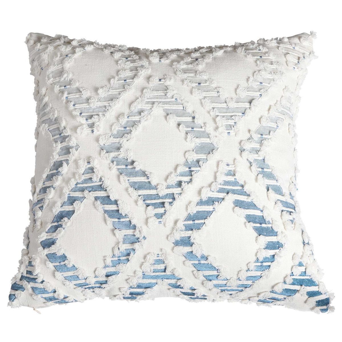 Fringe Element - Pillow - Ombre Blue