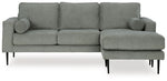 Hazela - Sofa Chaise - Charcoal - R&R Furniture Gallery (Fountain Valley, CA)