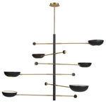 Swinger - 6 Light Pendant - Black