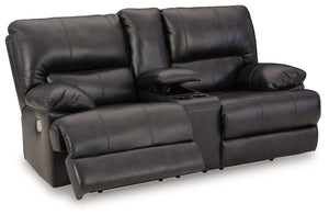 Mountainous - Power Reclining Loveseat With Console /Adj Headrest - Eclipse - R&R Furniture Gallery (Fountain Valley, CA)