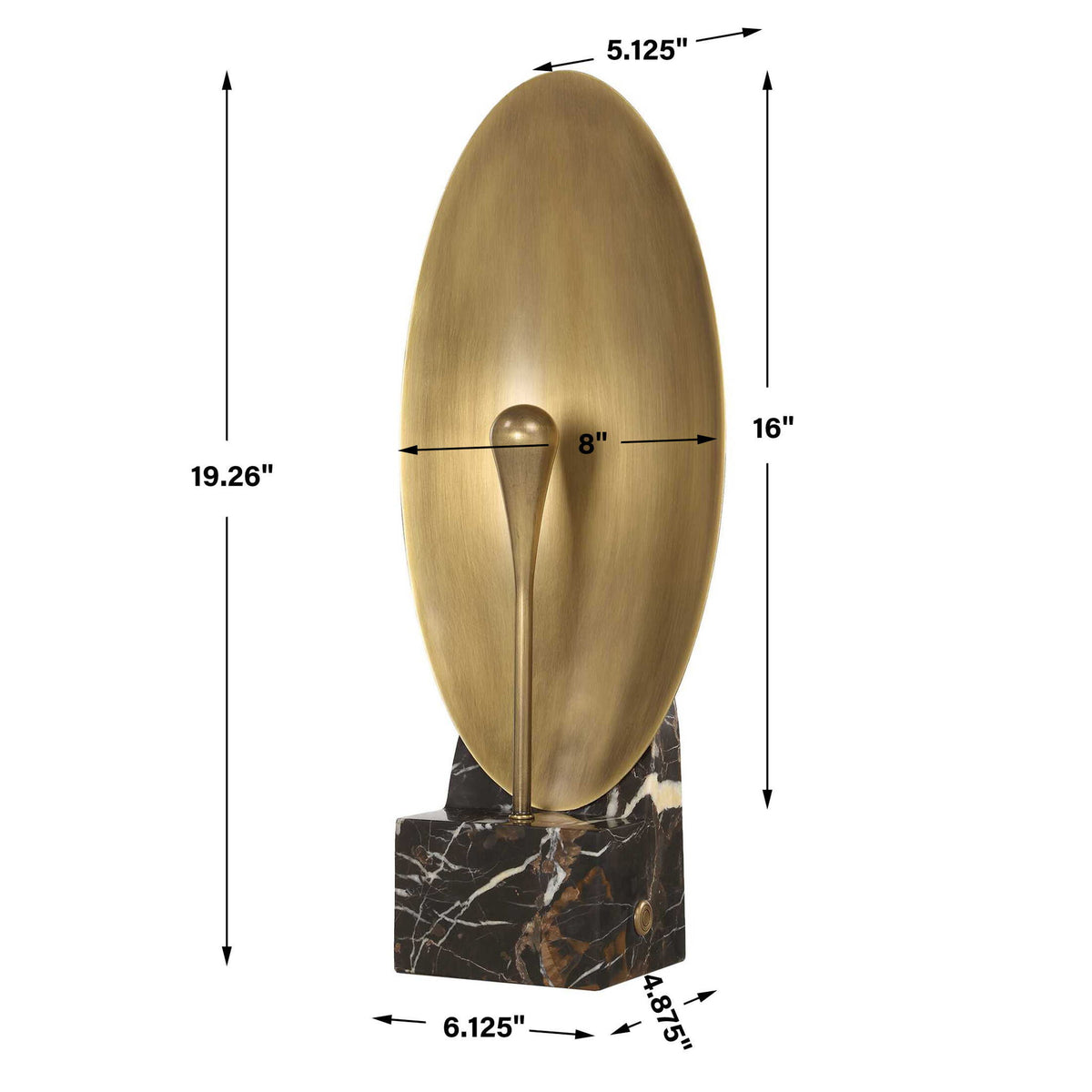 Golden Glow - Rechargeable Lamp - Gold / Black