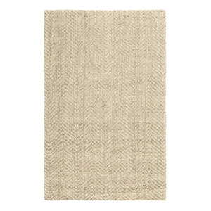 Classic Home herringbone jute area rug with natural woven texture, perfect for adding warmth and style to any room.