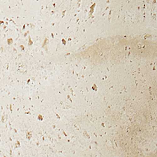 Pier - Travertine Accent Table - Beige