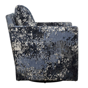 Tisdell - Patterned Swivel/Glider - Blue