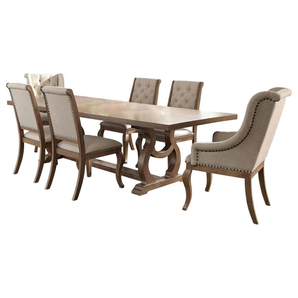 Fremont - Dining Set With Tufted Chairs