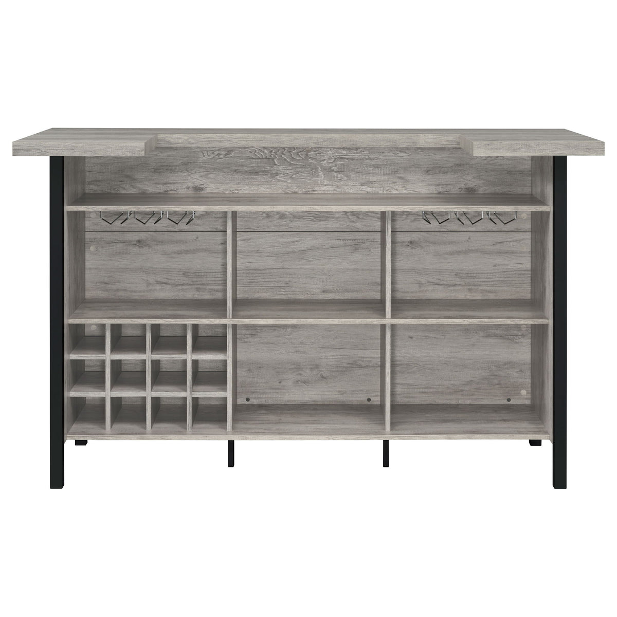 Menimen - Freestanding Bar Unit - Gray