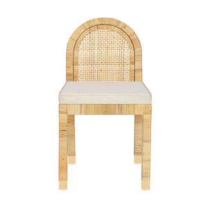 Amara - Arched Dining Chair - Cream - R&R Furniture Gallery (Fountain Valley, CA)