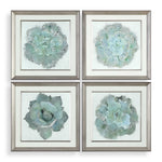 Natural Beauties - Botanical Prints (Set of 4) - Light Blue