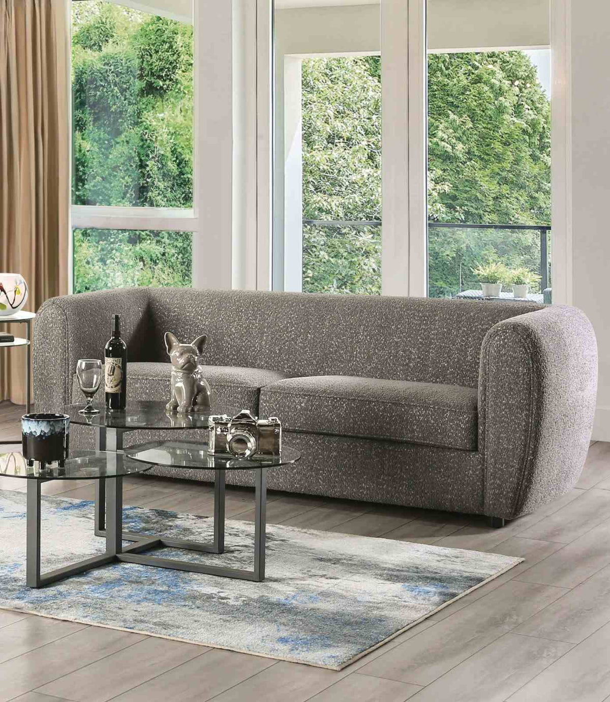 Sofa, Charcoal Gray - FM61001GY-SF