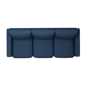 3 Seat Sofa Couch With Tufted Back Upholstered Couch For Living Room