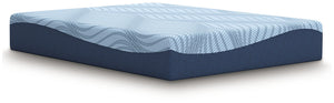 Sierra Sleep® by Ashley Peak 2.0 12-inch memory foam mattress with plush surface and supportive design, shown on a bed frame.