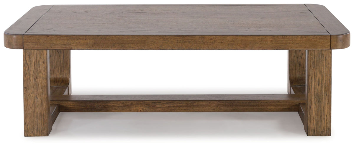 Cabalynn - Rectangular Cocktail Table - Light Brown - R&R Furniture Gallery (Fountain Valley, CA)