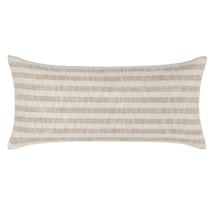 Villa Linna 24-inch accent pillow in ivory and natural tonesens