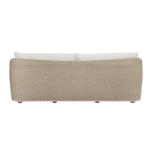 Sunset - Wicker Outdoor Sofa - Oatmeal / Oyster White