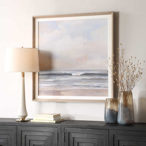 Haze - Framed Print - Light Gray