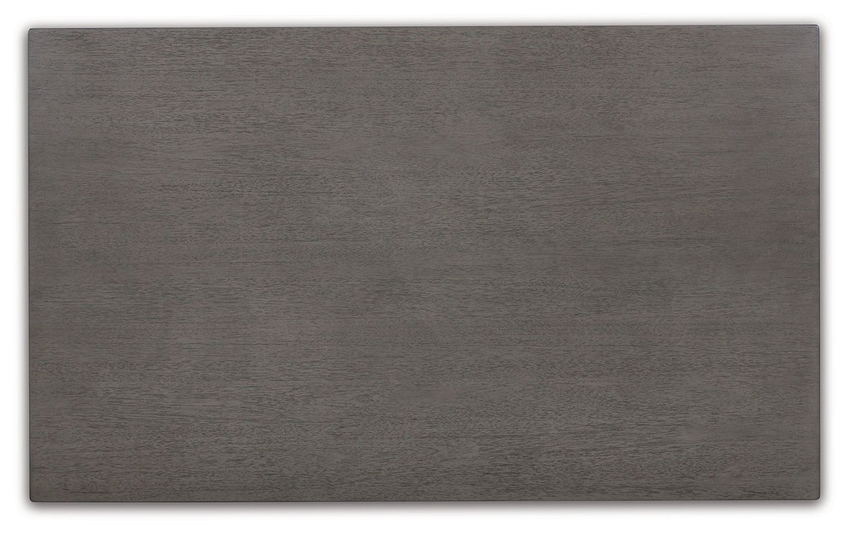 Caitbrook - Rect Drm Counter Table Set (Set of 7) - Gray - R&R Furniture Gallery (Fountain Valley, CA)
