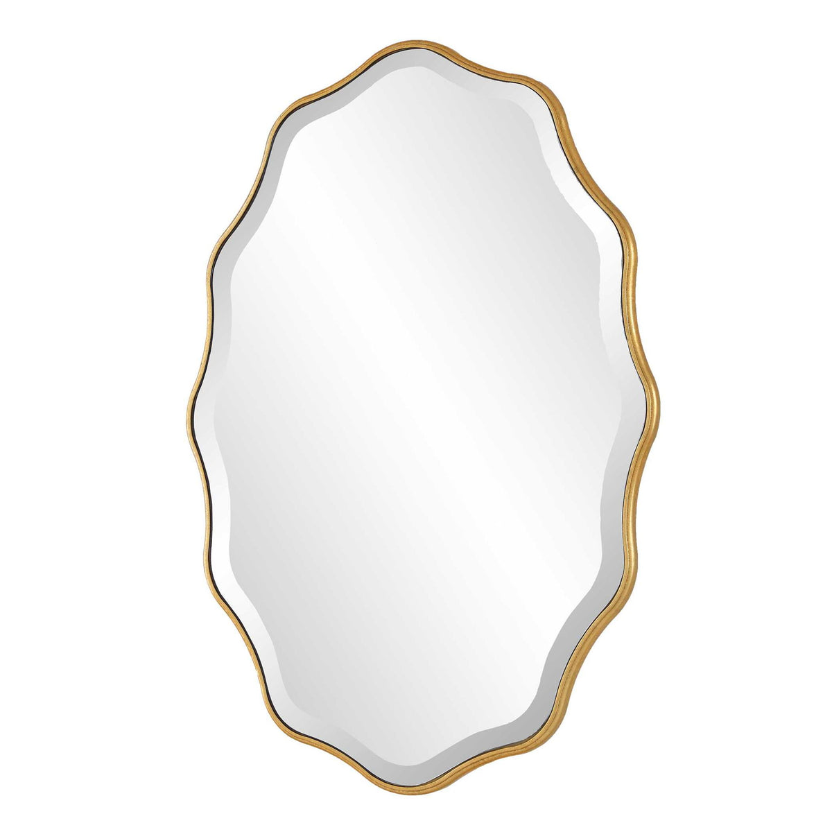 Engineered Wood Mirror - Gold Leaf