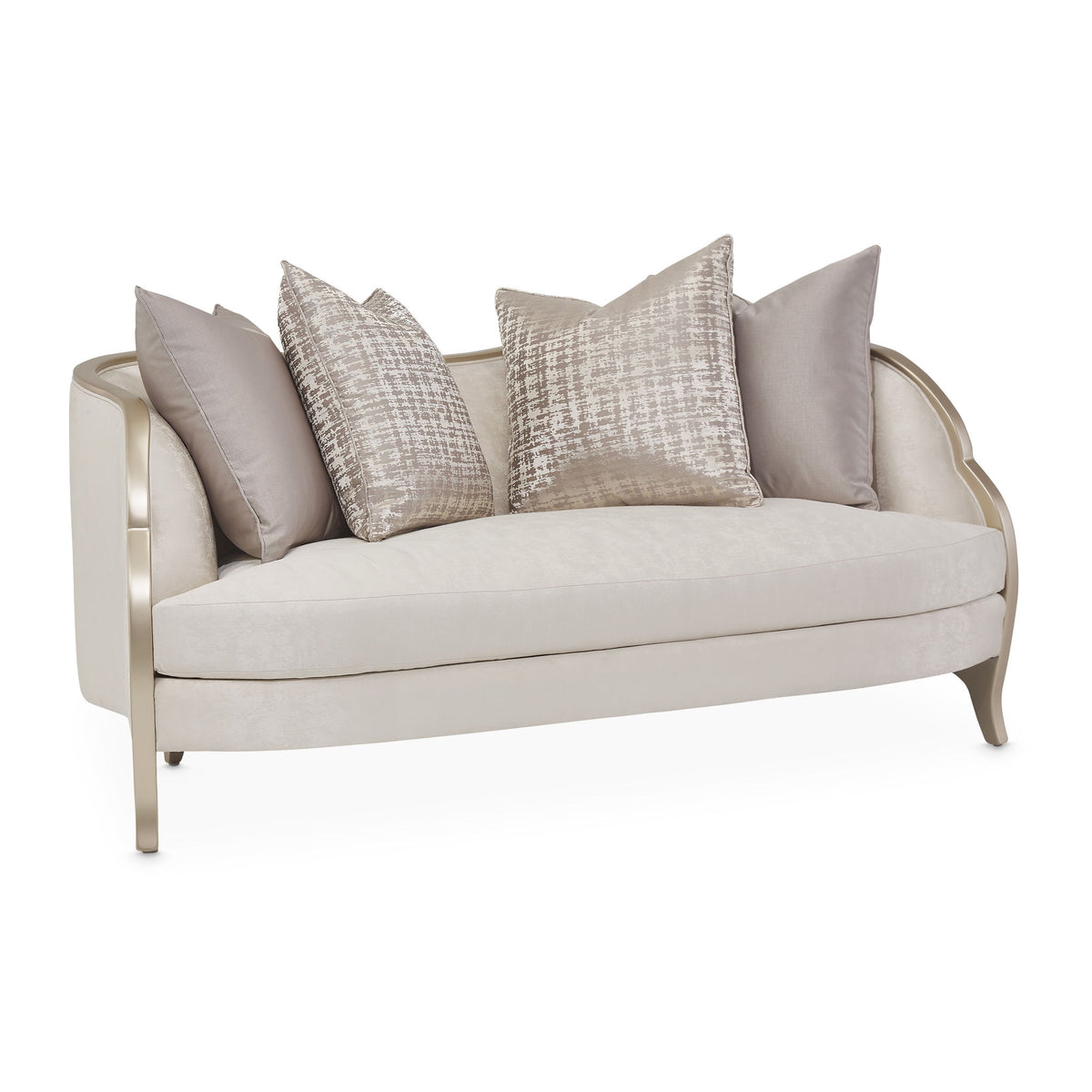 Malibu Crest - Loveseat - Cloud White / Chardonnay - R&R Furniture Gallery (Fountain Valley, CA)