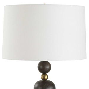 McQuinn - Table Lamp - Dark Walnut